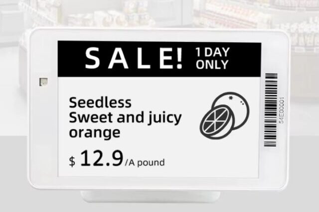digital shelf label system